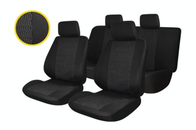 SET HUSE SCAUN TRAFFIC - NEGRU 007 foto