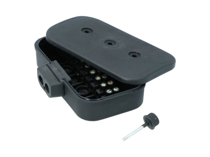 Cutie protectie Carpoint conectare cabluri exterior din plastic cu 10 pini