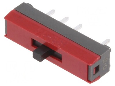 Comutator glisant Poz 3 SP3T 0,1A/30VDC ON-ON-ON vertical foto