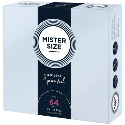 Pachet 36 Prezervative Mister Size (64 mm) foto