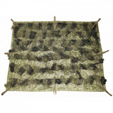 MFH Patura Camuflaj Camo Blanket &quot;Ghillie&quot; Woodland 2 x 1.5m 07751T