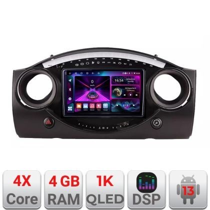 Navigatie Mini intre anii 2004-2006 Android radio gps internet 4+64 InCell Display 1K Kit-mini-03+EDT-E209-RK CarStore Technology
