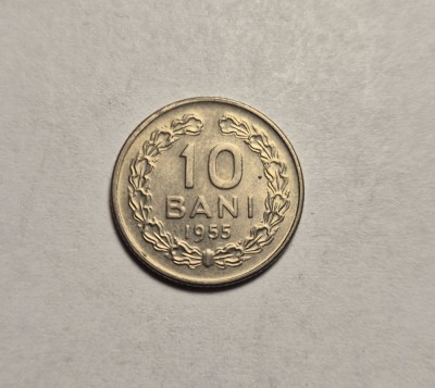 10 Bani 1955 UNC foto