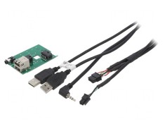 Adaptor USB/AUX Subaru Jack 3.5mm 4pin USB A x2