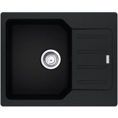 Pachet chiuveta bucatarie compozit fragranite Franke UCG 611-62, dreptunghiulara, 1 cuva cu picurator, 62x50x19 cm, adancime cuva 19 cm + Baterie Pola