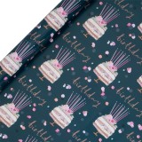 Hartie de impachetat - Roll - Stephanie Dyment - Birthday Cake | Glick