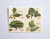 SUA Statele Unite ale Americii bloc de 4 val. MNH 1978 timbre Copaci Americani, Flora, Nestampilat