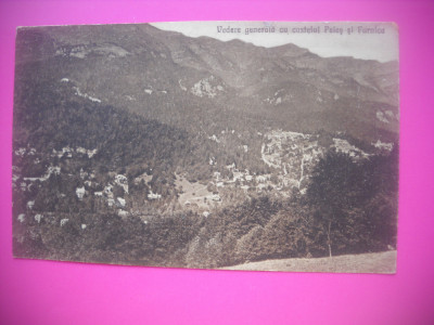 HOPCT 353 D SINAIA CASTELUL PELES SI FURNICA IN 1924 -JUD PRAHOVA -CIRCULATA foto