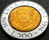 Moneda COMEMORATIVA 500 LIRE - ITALIA, anul 1994 *cod 5364 = LVCA PACIOLI - UNC, Europa