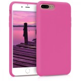 Husa pentru Apple iPhone 8 Plus / iPhone 7 Plus, Silicon, Roz, 40842.163