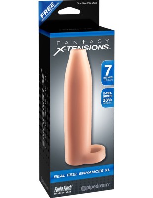 Manson pentru penis, fara cap si cu inel de testicule Fantasy X-tensions Real foto