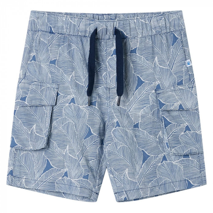 Pantaloni scurți pentru copii cu șnur, albastru &icirc;nchis, 104