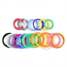 Set 10 filamente universale pentru creion 3D, multicolor foto