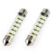 Set 2 becuri auto AMIO , LED, C5W SV8.5-8, 18 SMD 3014, 41mm, 12V, capac sticla, leduri alb sofit Festoon AutoDrive ProParts