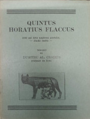 QUINTUS HORATIUS FLACCUS, 2000 ANI DE LA NASTEREA POETULUI. STUDIU METRIC-QUINTUS HORATIUS FLACCUS foto