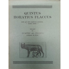 QUINTUS HORATIUS FLACCUS, 2000 ANI DE LA NASTEREA POETULUI. STUDIU METRIC-QUINTUS HORATIUS FLACCUS
