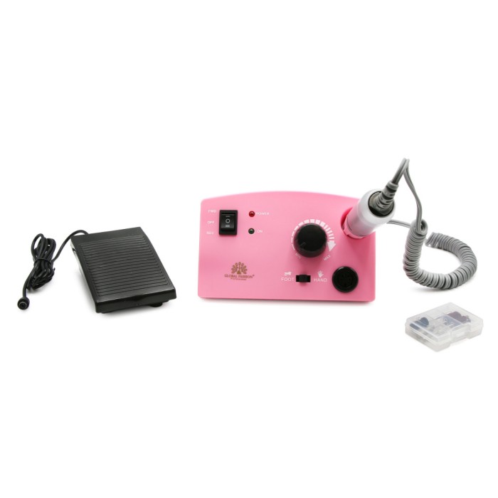 Pila electrica de unghii DM-868-2, Global Fashion, 65W, 35000 rpm, Roz