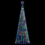 vidaXL Pom de Crăciun LED 475 LED-uri colorate 247 cm