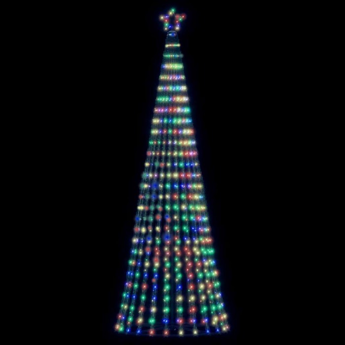 vidaXL Pom de Crăciun LED 475 LED-uri colorate 247 cm