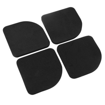 Set 4 suporti antivibratii pentru masinile de spalat sau mobilier din spuma EVA, negru foto