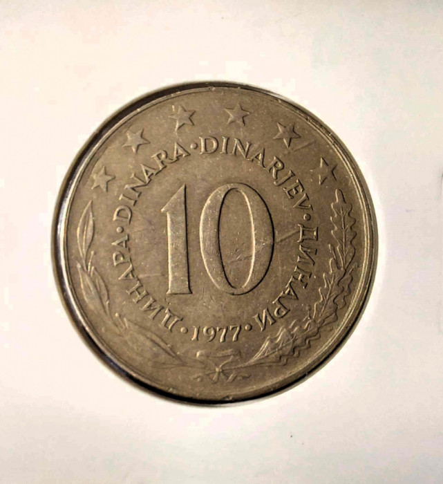 Iugoslavia - 10 Dinari 1977