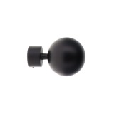 Set Capăt Decorativ Galerie Gaia Fi28 &ndash; Negru Mat Compoziție Fier Forjat