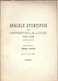 Cumpara ieftin Analele stiintifice ale Universitatii Al. I. Cuza din Iasi - Tomul V, anul 1959