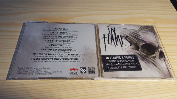 [CDA] In Flames - 8 Songs- cd audio original