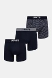 Levi&#039;s boxeri 3-pack culoarea bleumarin, 37149-1186
