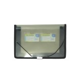 Mapa plastic Office Cover T4162A, cu elastic, A4, cu burduf panza 7cm