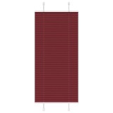 Jaluzea plisată Bordeaux Roșu 65x100 cm Lățime material 64,4 cm
