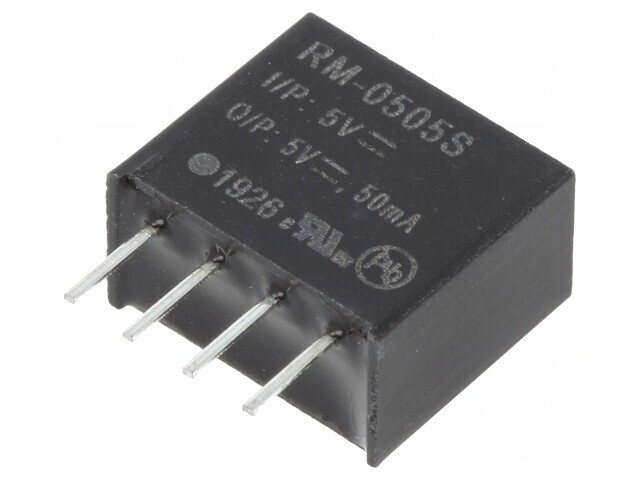 Convertor DC/DC 5V 0.25W 50mA