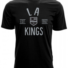 Los Angeles Kings tricou de bărbați black Overtime Tee - M