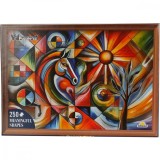 Puzzle Witty Puzzlezz, Meaningful Shapes, Armonia culorilor, 250 piese