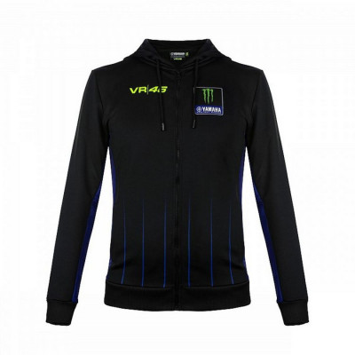 Valentino Rossi hanorac de bărbați cu glugă VR46 - Yamaha black 2019 - XXXL foto