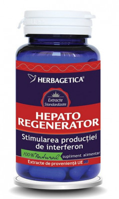 HEPATO REGENERATOR 60cps HERBAGETICA foto