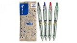 Pilot Set 4 pixuri cu bila reincarcabil B2P Ecoball 1.0, Negru, Albastru, Rosu, Verde - RESIGILAT