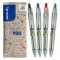 Pilot Set 4 pixuri reincarcabil B2P Ecoball 1.0, Negru, Albastru, Rosu, Verde - RESIGILAT