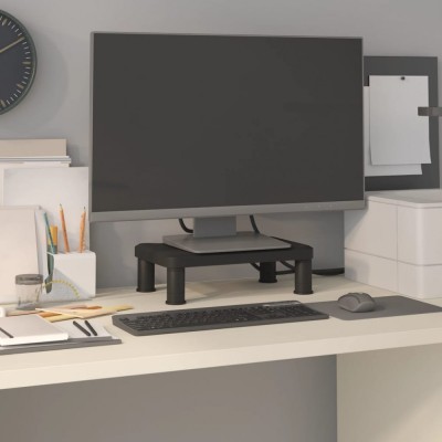 Gossi suport pentru monitor, negru, 38x24x10,5 cm foto