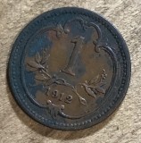 MNDSTR AUT4 Austro-Ungaria 1 heller 1912
