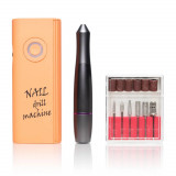 Cumpara ieftin Freza / Pila Electrica Unghii Portabila Nail Drill Machine Orange, Oranjollie