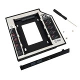 Rack extern 12.7mm, S-ATA, negru