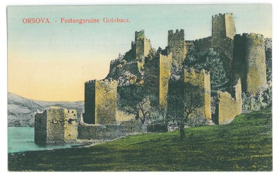 3120 - ORSOVA, Danube Kazan, Romania - old postcard - unused foto