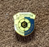 Insigna fotbal - AS &quot;ELECTROMAGNETICA&quot; BUCURESTI (varianta 2)