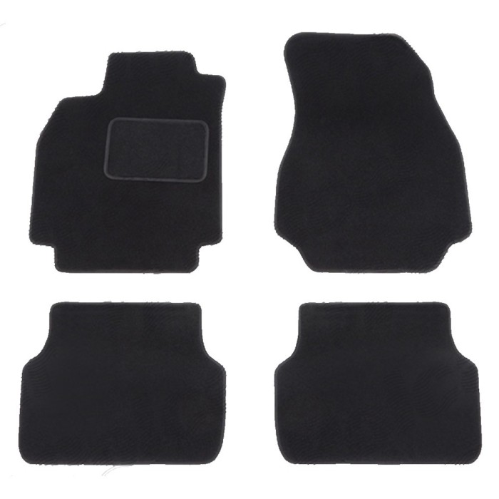 Set covorase auto mocheta Velor RENAULT MEGANE II (M), 11.2002-10.2008, negru,