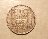 FRANTA 10 FRANCI 1934 ARGINT, Europa