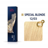 Cumpara ieftin Vopsea de Par Wella Koleston Perfect Me + Special Blonde 12/03, 60 ml