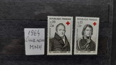 1964-Franta Cruce rosie MNH foto