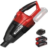 Einhell TE-VC 18 Li PXC + Twinpack CB + 4514095 - Aspirator 42 mbar + Set 2 acumulatori si incarcator Li-Ion 18 V 2.5 Ah