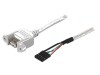 Adaptor USB 2.0 A soclu 5pin 0,5m, Bq Cable